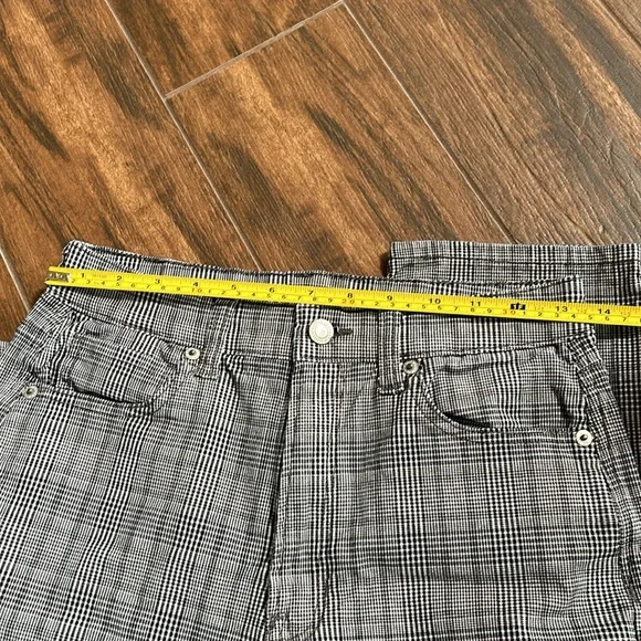 American Eagle plaid stretch Mom Jean size 6 - Picture 10 of 11